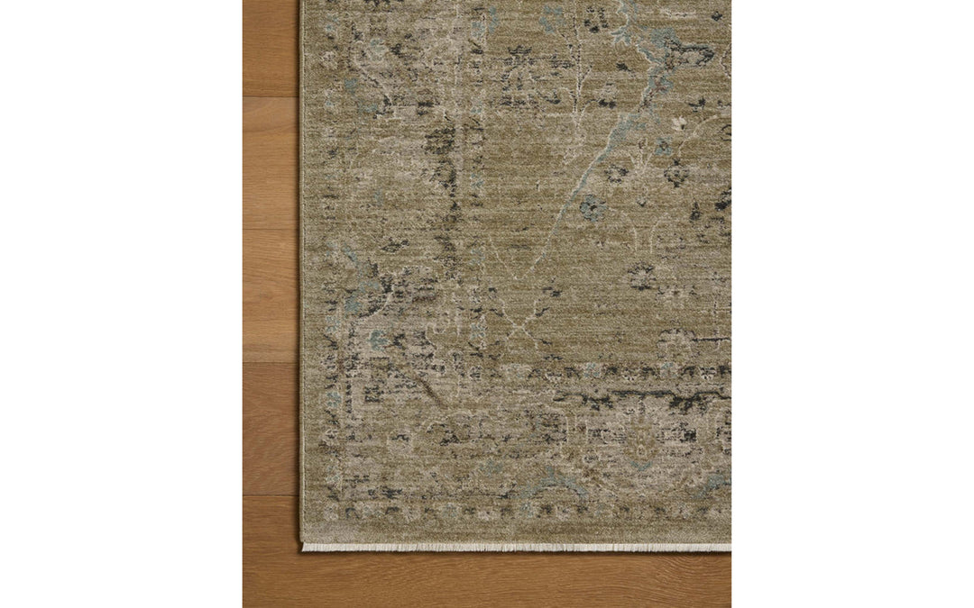 Loloi Briar Collection Olive & Stone 7.10 X 10 Area Rug