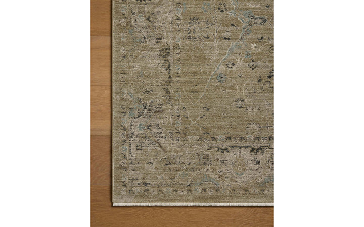 Loloi Briar Collection Olive & Stone 7.10 X 10 Area Rug