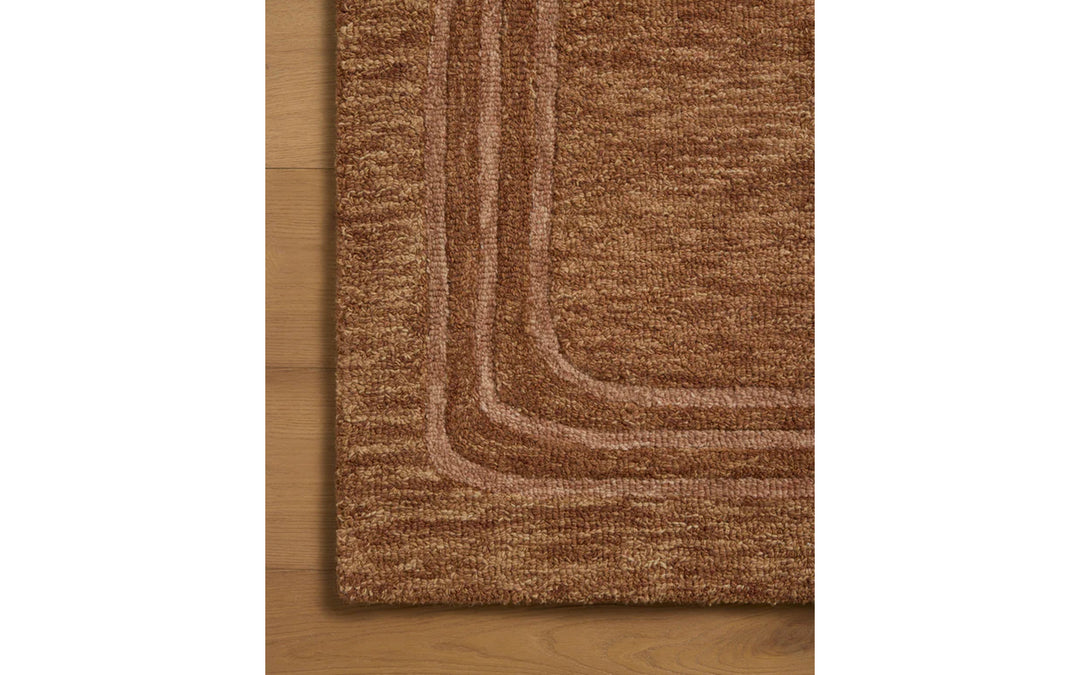 Loloi Craven Collection Spice & Rose 7.9 X 9.9 Area Rug