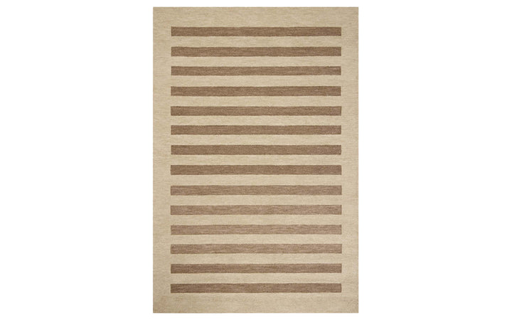 Loloi Craven Collection Oatmeal & Bark 7.9 X 9.9 Area Rug