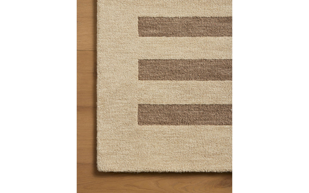 Loloi Craven Collection Oatmeal & Bark 7.9 X 9.9 Area Rug