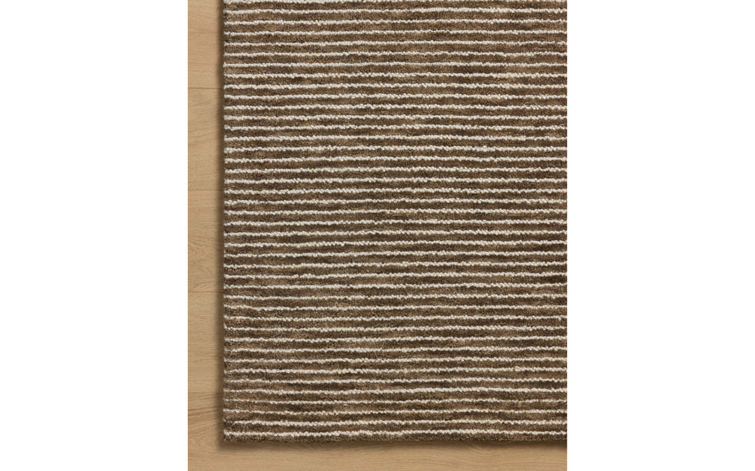 Loloi Sunday Collection Mocha & Ivory 7.9 Round Area Rug