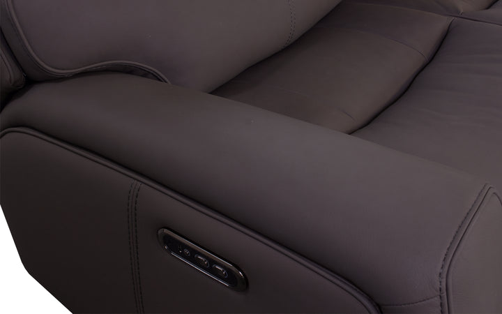 Violino Leather Power Reclining Loveseat
