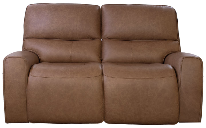 Violino Leather Power Reclining Loveseat