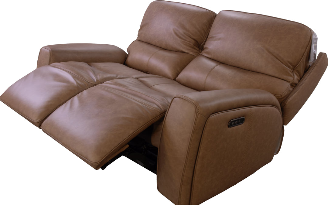 Violino Leather Power Reclining Loveseat