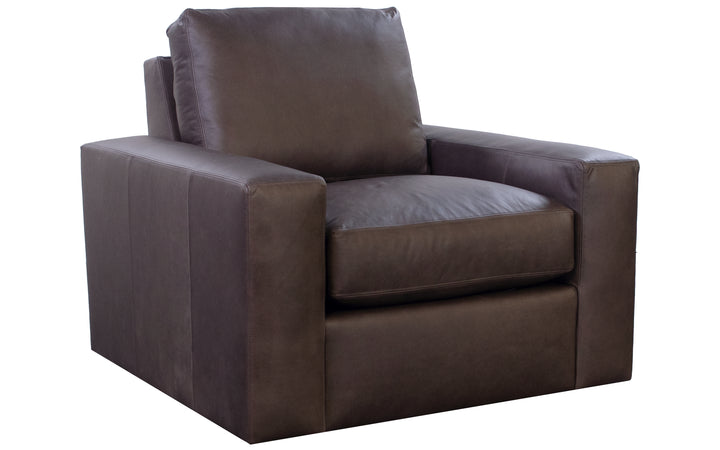 Stone & Leigh Juno Leather Swivel Chair