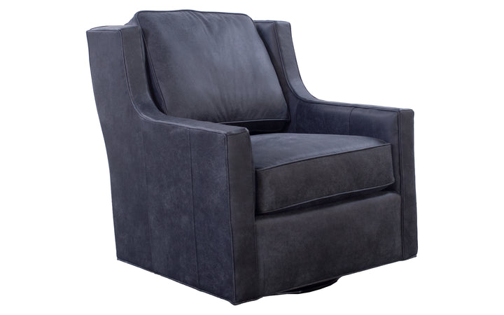 Stone &  Leigh James Lether Swivel Glider
