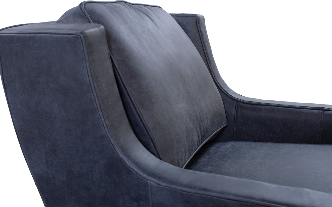 Stone &  Leigh James Lether Swivel Glider