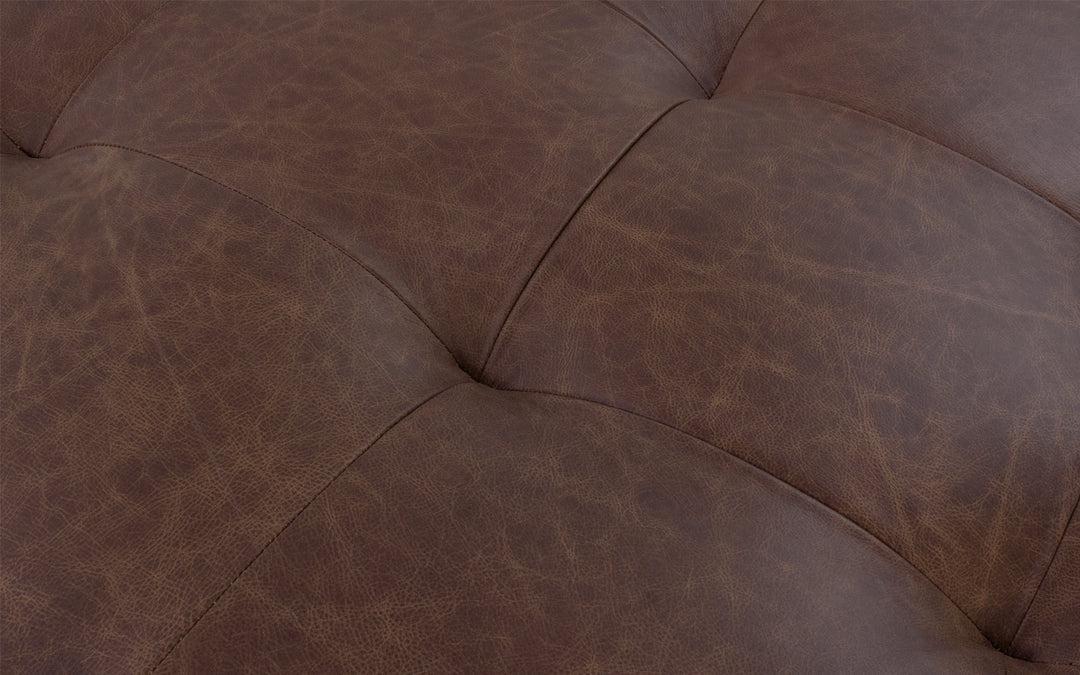 Noble Maxwell Leather Ottoman