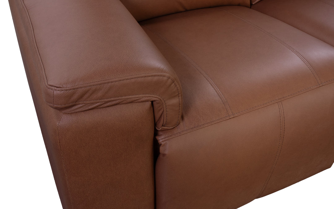 Elran Leather Power Reclining Sofa