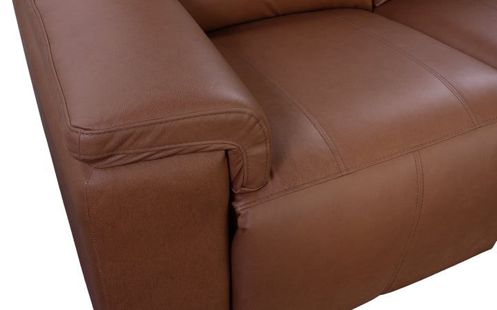 Elran Leather Power Reclining Sofa