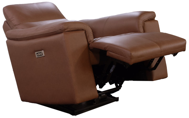 Elran Leather Power Recliner