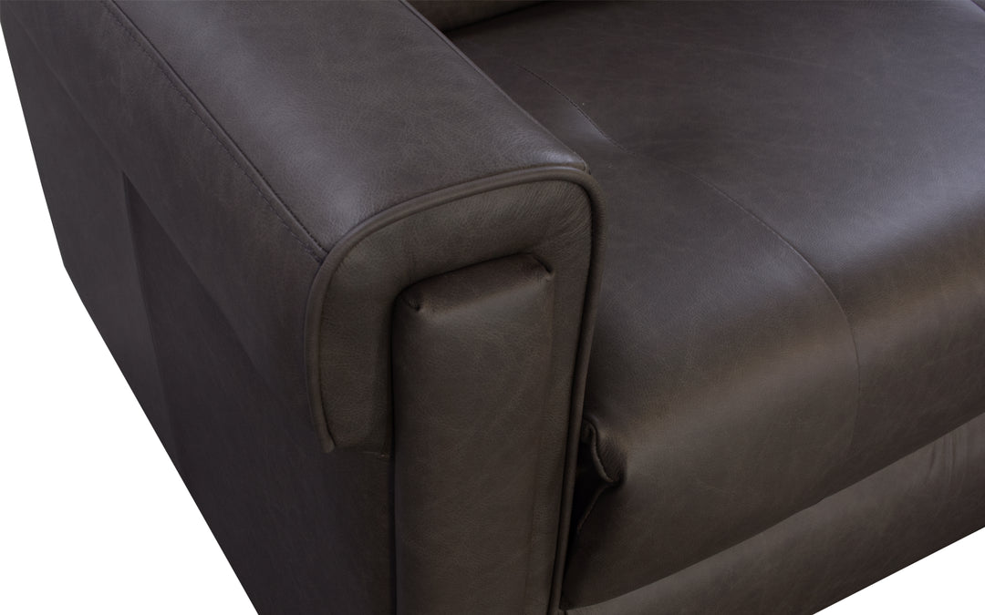 Elran Leather Power Reclining Sofa Chaise