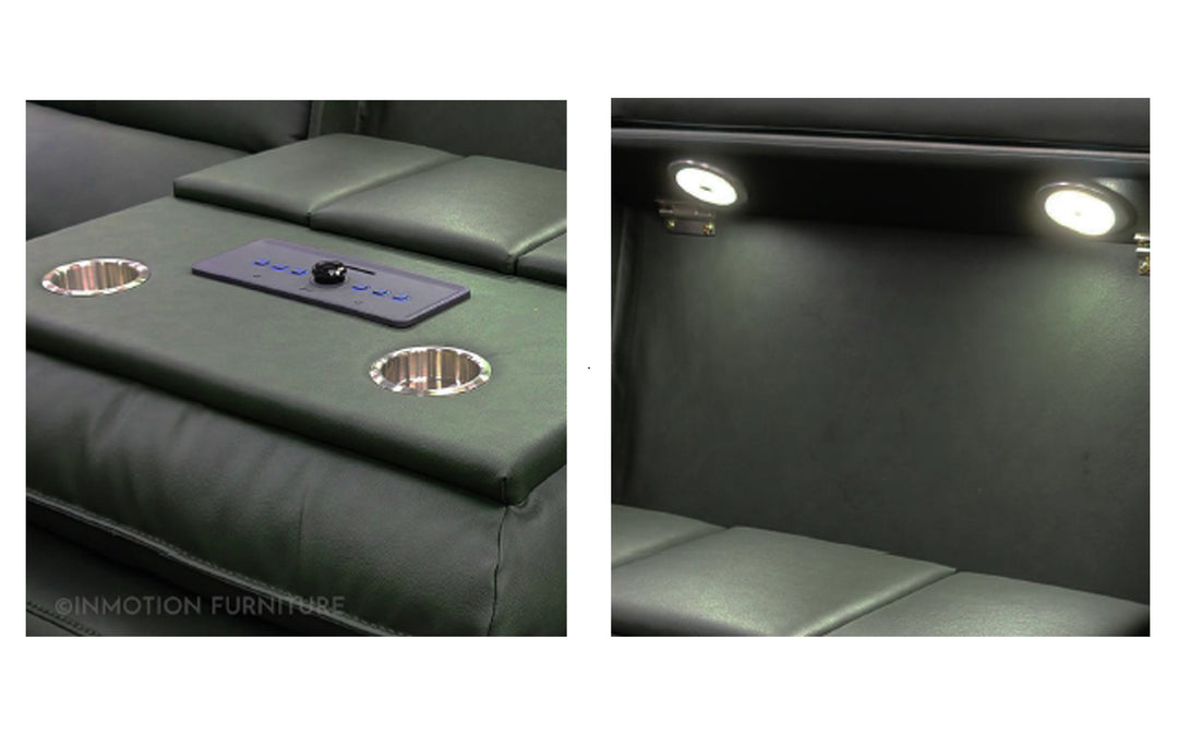 InMotion Leather Power Reclining Sofa