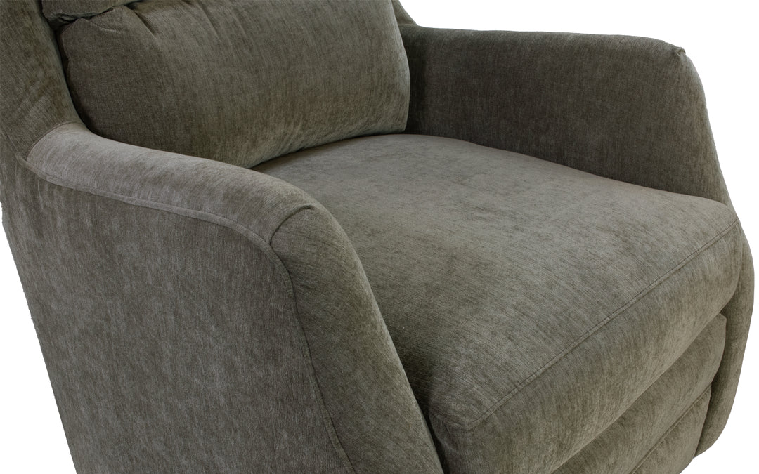 Smith Brothers Upholstered Swivel Glider