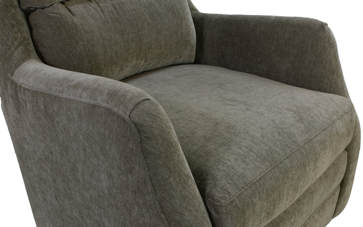Smith Brothers Upholstered Swivel Glider