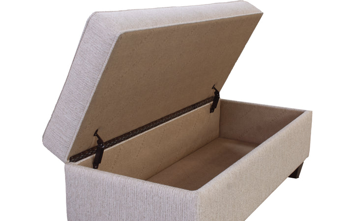 Smith Brothers Upholstered Storage Ottoman