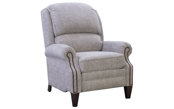 Smith Brothers Upholstered Push Back Recliner