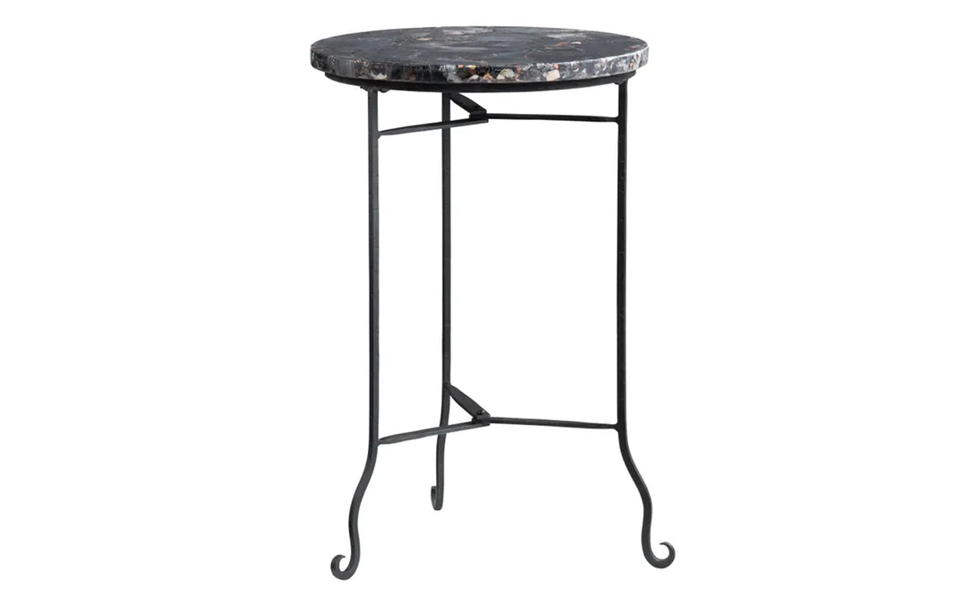 Pennington Petrified Wood Accent Table