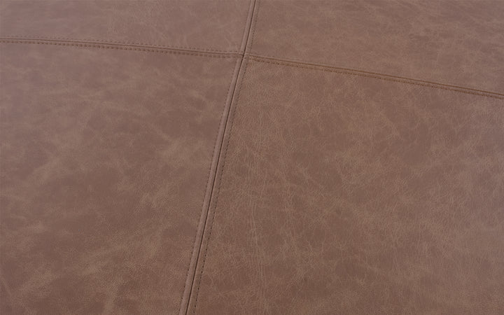 Stone & Leigh Olivia Leather Ottoman