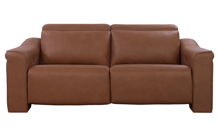 Elran Leather Power Reclining Sofa