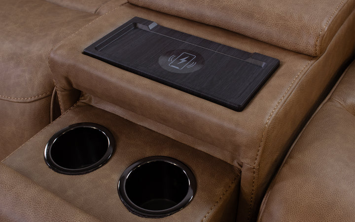 Violino Leather Modular Power Reclining Sectional
