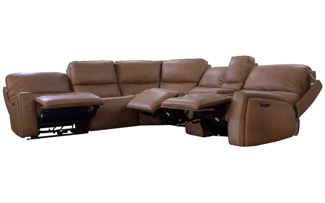 Violino Leather Modular Power Reclining Sectional