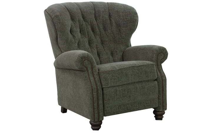 Smith Brothers Upholstered Push-Back Recliner