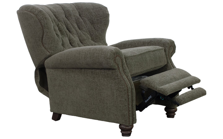 Smith Brothers Upholstered Push-Back Recliner