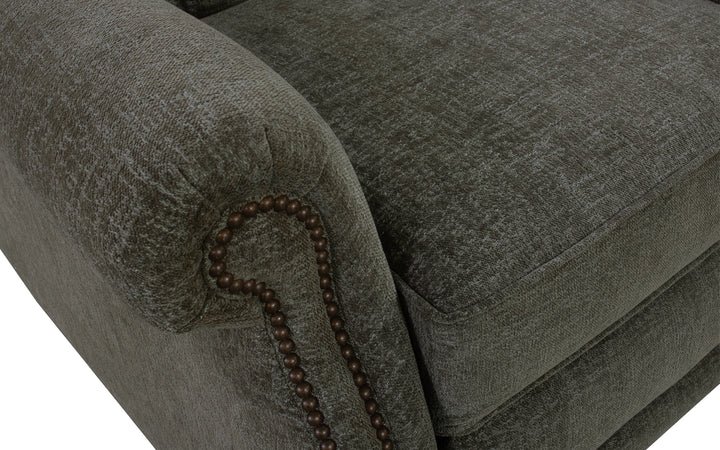 Smith Brothers Upholstered Push-Back Recliner