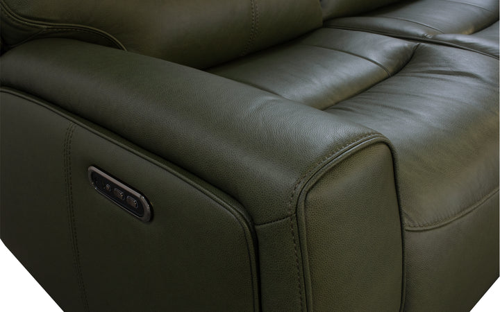 Violino Leather Power Reclining Loveseat