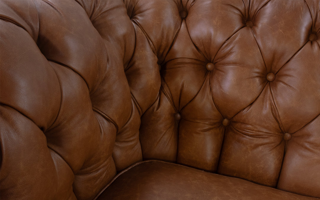 Decor-Rest Leather Chesterfield Sofa