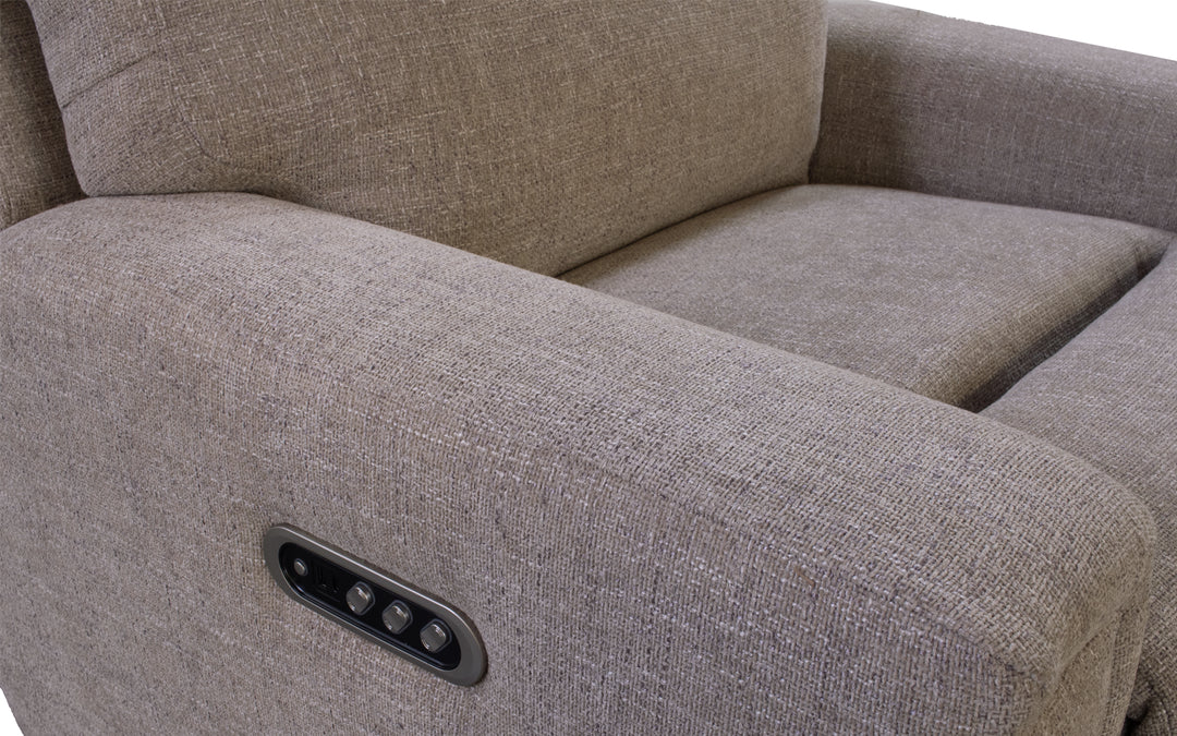 Decor-Rest Upholstered Power Swivel Glider Recliner
