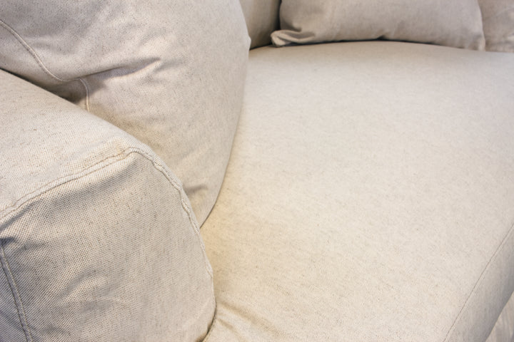 Stone & Leigh Upholstered Bentley Slip Cover Chair and a Half