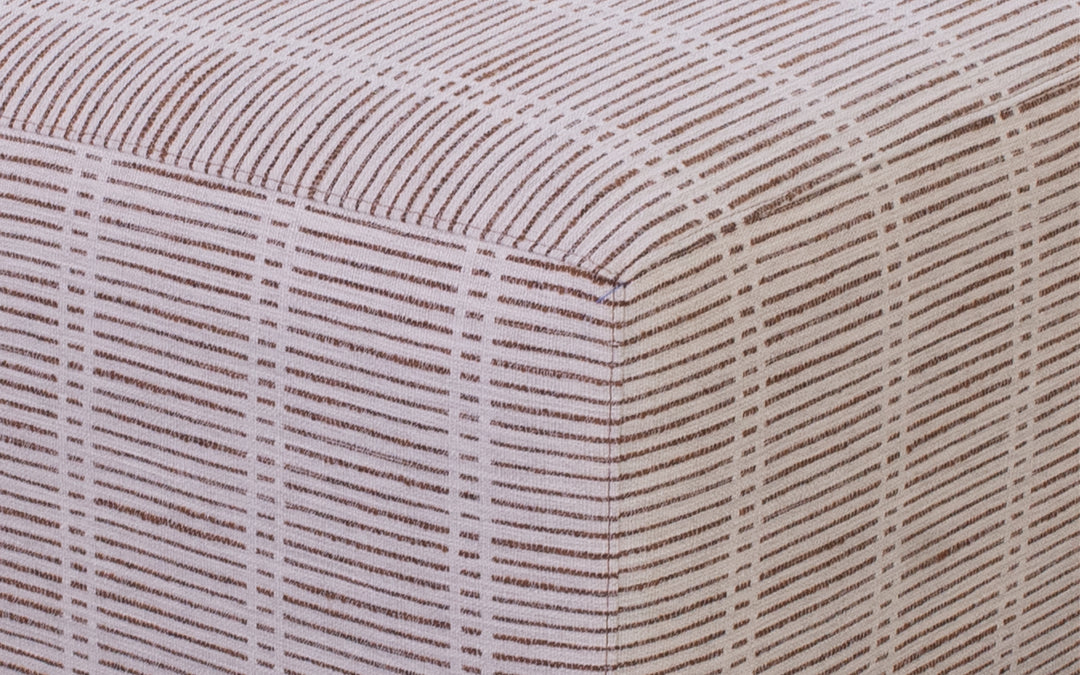 Stone & Leigh upholstered London Ottoman