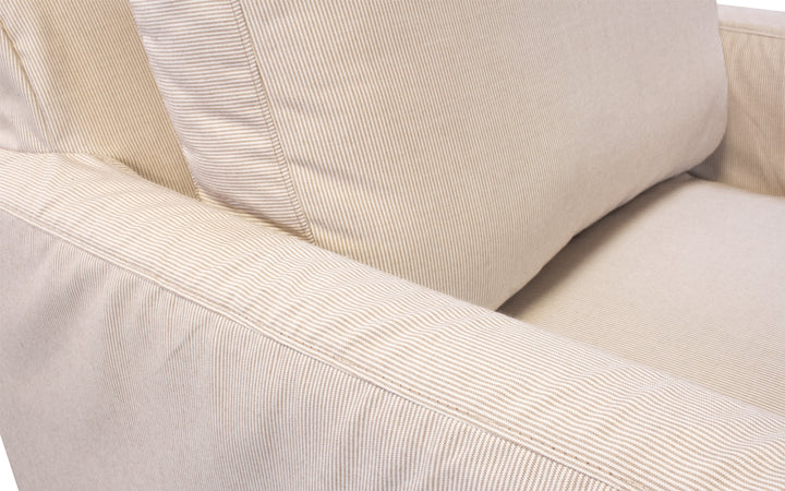 Stone & Leigh Upholstered Savannah Slip Cover Swivel Glider