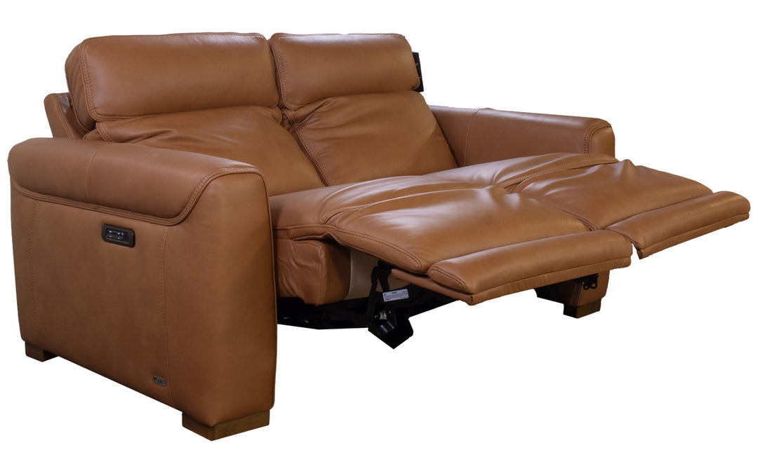 Violino Leather Power Reclining Loveseat