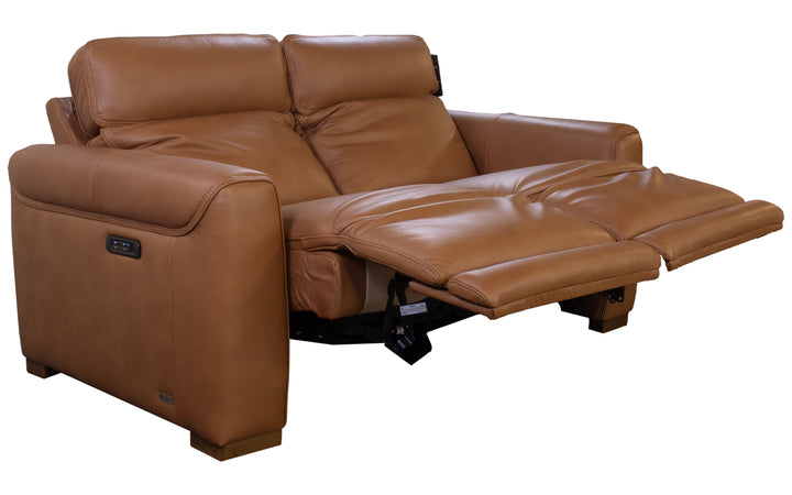 Violino Leather Power Reclining Loveseat