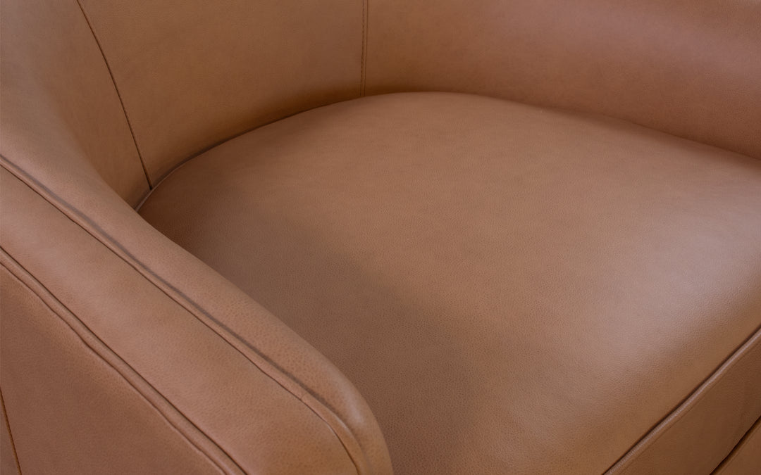 Stone & Leigh Gayle Leather Swivel Chair