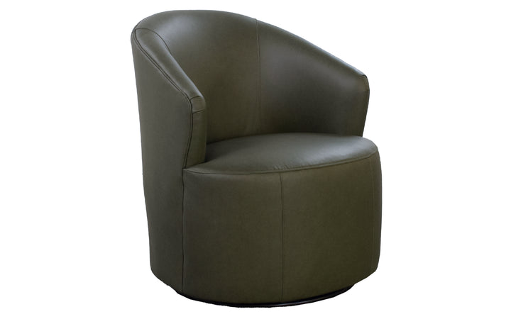 Stone & Leigh Leather Ivy Swivel Chair