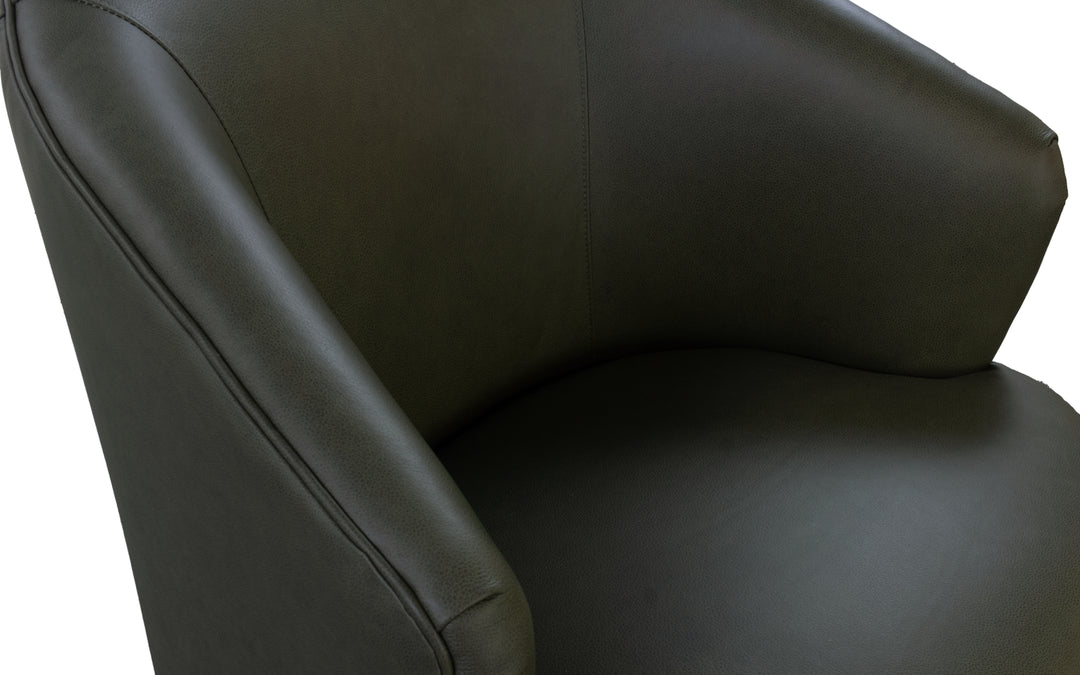 Stone & Leigh Leather Ivy Swivel Chair