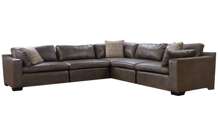 Michael Nicholas Designs Leather Modular Sectional