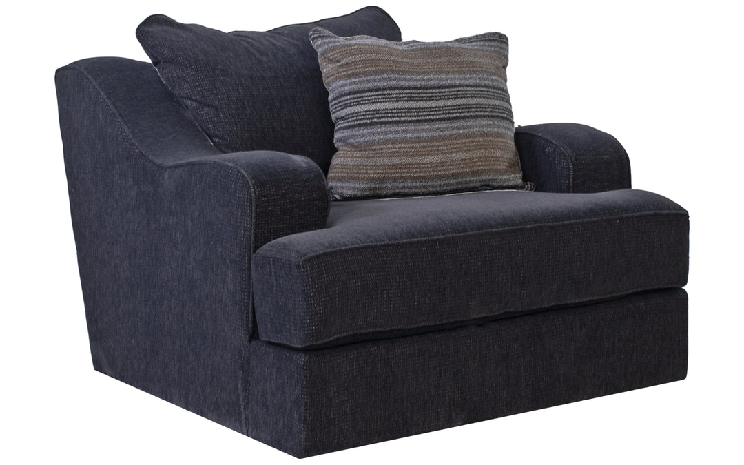 Michael Nicholas Designs Upholster Swivel Chair and a Half