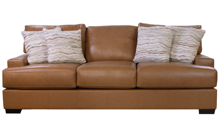 Michael Nicholas Designs Leather Dodge Sofa
