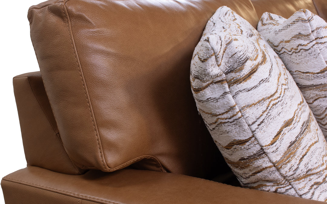 Michael Nicholas Designs Leather Dodge Sofa