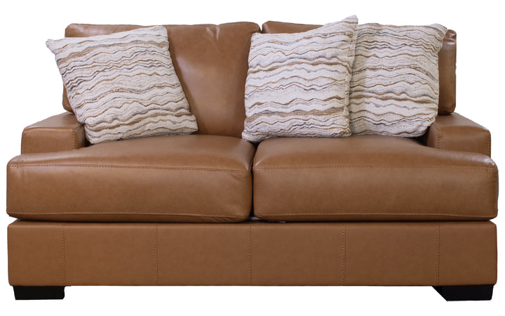 Michael Nicholas Designs Dodge Leather Loveseat