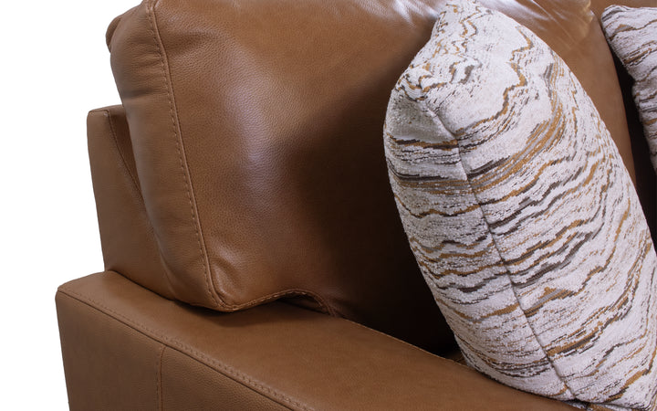 Michael Nicholas Designs Dodge Leather Loveseat