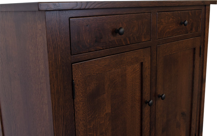Rustic Quartersawn White Oak Server