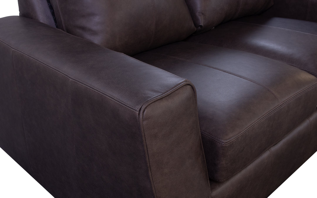 Decor-Rest Leather Loveseat