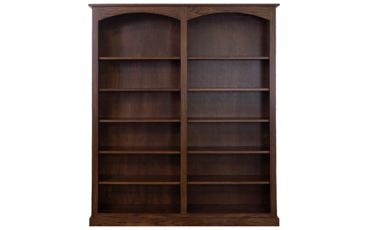 Oak Double Bookcase